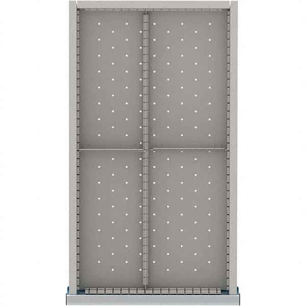 LISTA - 4-Compartment Drawer Divider Layout for 3.15" High Drawers - USA Tool & Supply
