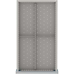 LISTA - 4-Compartment Drawer Divider Layout for 3.15" High Drawers - USA Tool & Supply