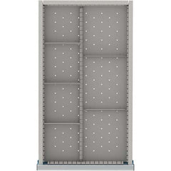 LISTA - 7-Compartment Drawer Divider Layout for 3.15" High Drawers - USA Tool & Supply