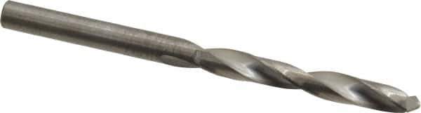 Atrax - 13/64" 118° Solid Carbide Jobber Drill - Bright Finish, Right Hand Cut, Spiral Flute, Straight Shank, 3" OAL, Standard Point - USA Tool & Supply