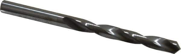 Atrax - 15/64" 118° Solid Carbide Jobber Drill - Bright Finish, Right Hand Cut, Spiral Flute, Straight Shank, 3-1/4" OAL, Standard Point - USA Tool & Supply