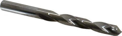 Atrax - 5/16" 118° Solid Carbide Jobber Drill - Bright Finish, Right Hand Cut, Spiral Flute, Straight Shank, 3-3/4" OAL, Standard Point - USA Tool & Supply