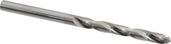 Atrax - #22 118° Solid Carbide Jobber Drill - Bright Finish, Right Hand Cut, Spiral Flute, Straight Shank, 2-1/2" OAL, Standard Point - USA Tool & Supply
