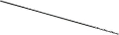 Atrax - #75 118° Solid Carbide Jobber Drill - Bright Finish, Right Hand Cut, Spiral Flute, Straight Shank, 1-1/4" OAL, Standard Point - USA Tool & Supply