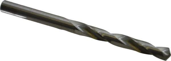 Atrax - 6mm 118° Solid Carbide Jobber Drill - Bright Finish, Right Hand Cut, Spiral Flute, Straight Shank, 3-1/4" OAL, Standard Point - USA Tool & Supply