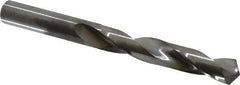 Atrax - 11mm 118° Solid Carbide Jobber Drill - Bright Finish, Right Hand Cut, Spiral Flute, Straight Shank, 4-1/2" OAL, Standard Point - USA Tool & Supply