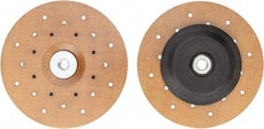 Made in USA - 7" Diam Locking Nut Disc Backing Pad - Soft Density, 10,000 RPM - USA Tool & Supply