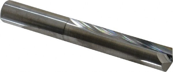 Atrax - 12mm, 140° Point, Solid Carbide Straight Flute Drill Bit - USA Tool & Supply