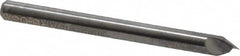 Atrax - 1/8" Head Diam, 1/8" Shank Diam, 1 Flute 60° Solid Carbide Countersink - USA Tool & Supply
