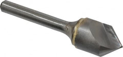 Atrax - 5/8" Head Diam, 1/4" Shank Diam, 1 Flute 82° Solid Carbide Countersink - USA Tool & Supply