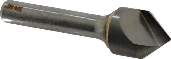 Atrax - 3/4" Head Diam, 3/8" Shank Diam, 1 Flute 82° Solid Carbide Countersink - USA Tool & Supply