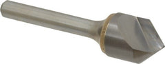 Atrax - 5/8" Head Diam, 1/4" Shank Diam, 1 Flute 90° Solid Carbide Countersink - USA Tool & Supply