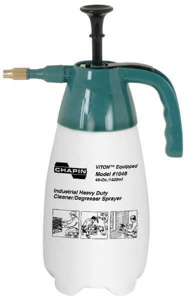 Chapin - 48 oz Garden Hand Sprayer - Use with Cleaners/Degreasers, Polyethylene Tank - USA Tool & Supply