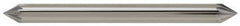 M.A. Ford - 1" Cut Diam, 1/4" Shank Diam, Cone Head Double Cut Burr - Carbide, Point End, 1/2" LOC, 2-41/64" OAL - USA Tool & Supply
