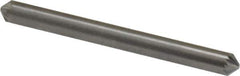 Atrax - 3/16" Cut Diam, 3/16" Shank Diam, Cone Head Single Cut Burr - Carbide, Point End, 1/8" LOC, 2" OAL - USA Tool & Supply