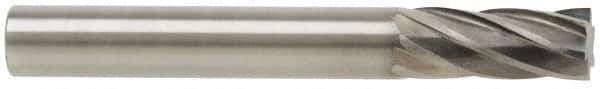 Atrax - 1/4" Cut Diam, 1/4" Shank Diam, Cylinder Head Fluted Cut Burr - Flat End, 3/4" LOC, 2" OAL - USA Tool & Supply