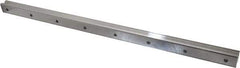 THK - 600mm OAL x 28mm Overall Width x 23mm Overall Height Horizontal Mount SSR Rail - 80mm Between Holes, 7 x 11 x 9mm Hole Size - USA Tool & Supply