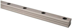 THK - 1,000mm OAL x 28mm Overall Width x 23mm Overall Height 4 Way SHS Rail - 80mm Between Holes, 9 x 14 x 12mm Hole Size - USA Tool & Supply