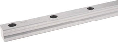 THK - 2,520mm OAL x 28mm Overall Width x 23mm Overall Height 4 Way SHS Rail - 80mm Between Holes, 9 x 14 x 12mm Hole Size - USA Tool & Supply