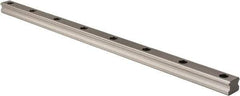 THK - 600mm OAL x 28mm Overall Width x 23mm Overall Height 4 Way SHS Rail - 80mm Between Holes, 9 x 14 x 12mm Hole Size - USA Tool & Supply