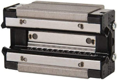 THK - 56.6mm L x 34mm W x 23.3mm H, 26mm Transverse Hole Spcg, 26mm Lateral Hole Spcg, 4 Way HSR Block - 9.5mm Overhang, 8.33 Kn Dynamic Capacity, M4x5 Hole, 13.5 kn Static Load Rating, 28" High Assembly - USA Tool & Supply