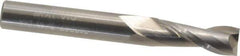 Atrax - 5/16", 13/16" LOC, 5/16" Shank Diam, 2-1/2" OAL, 2 Flute, Solid Carbide Square End Mill - Single End, Uncoated, Spiral Flute, 30° Helix, Centercutting, Right Hand Cut - USA Tool & Supply