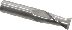 Atrax - 5/8", 1-1/4" LOC, 5/8" Shank Diam, 3-1/2" OAL, 2 Flute, Solid Carbide Square End Mill - Single End, Uncoated, Spiral Flute, 30° Helix, Centercutting, Right Hand Cut - USA Tool & Supply