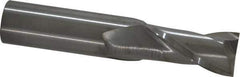 Atrax - 3/4", 1-1/2" LOC, 3/4" Shank Diam, 4" OAL, 2 Flute, Solid Carbide Square End Mill - Single End, Uncoated, Spiral Flute, 30° Helix, Centercutting, Right Hand Cut - USA Tool & Supply