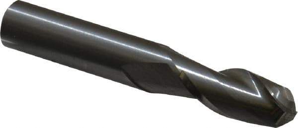 Atrax - 7/16" Diam, 1" LOC, 2 Flute Solid Carbide Ball End Mill - Uncoated, Single End, 2-3/4" OAL, 7/16" Shank Diam - USA Tool & Supply