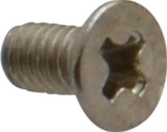 Value Collection - M2.5x0.45 Metric Coarse, 5mm OAL Phillips Drive Machine Screw - Flat Head, Grade 18-8 & A2 Stainless Steel, Uncoated, Without Washer - USA Tool & Supply