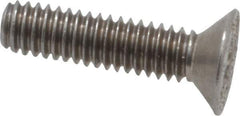Value Collection - M2.5x0.45 Metric Coarse, 10mm OAL Phillips Drive Machine Screw - Flat Head, Grade 18-8 & A2 Stainless Steel, Uncoated, Without Washer - USA Tool & Supply