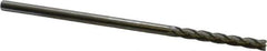 Atrax - 1/8", 1" LOC, 1/8" Shank Diam, 3" OAL, 4 Flute, Solid Carbide Square End Mill - Single End, Uncoated, Spiral Flute, 30° Helix, Centercutting, Right Hand Cut - USA Tool & Supply