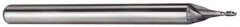 M.A. Ford - 3/4", 1" LOC, 3/4" Shank Diam, 3" OAL, 4 Flute, Solid Carbide Square End Mill - Single End, Uncoated, Spiral Flute, 30° Helix, Centercutting, Right Hand Cut, Right Hand Flute, Series 163 - USA Tool & Supply