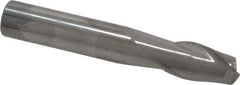 Atrax - 5/16", 1/2" LOC, 5/16" Shank Diam, 2" OAL, 2 Flute, Solid Carbide Square End Mill - Single End, Uncoated, Spiral Flute, 30° Helix, Centercutting, Right Hand Cut - USA Tool & Supply