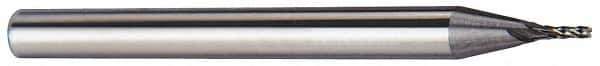M.A. Ford - 5/8", 3/4" LOC, 5/8" Shank Diam, 3" OAL, 4 Flute, Solid Carbide Square End Mill - Single End, TiAlN Finish, Spiral Flute, 30° Helix, Centercutting, Right Hand Cut, Right Hand Flute, Series 163 - USA Tool & Supply