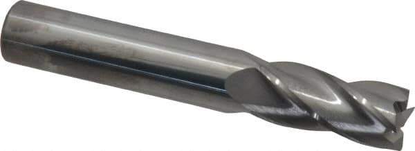 Atrax - 14mm, 32mm LOC, 14mm Shank Diam, 89mm OAL, 4 Flute, Solid Carbide Square End Mill - Single End, Uncoated, Spiral Flute, 30° Helix, Centercutting, Right Hand Cut - USA Tool & Supply
