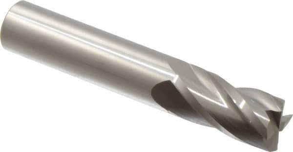 Atrax - 18mm, 38mm LOC, 18mm Shank Diam, 100mm OAL, 4 Flute, Solid Carbide Square End Mill - Single End, Uncoated, Spiral Flute, 30° Helix, Centercutting, Right Hand Cut - USA Tool & Supply