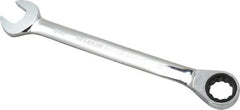 Blackhawk by Proto - 3/4" 12 Point Combination Wrench - 15° Head Angle, 6-3/4" OAL, Steel, Chrome Finish - USA Tool & Supply