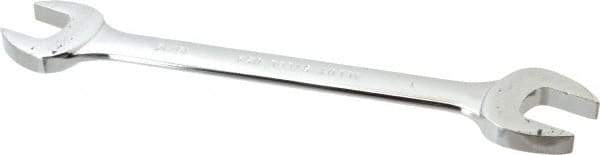 Blackhawk by Proto - 15/16" x 1" Standard Open End Wrench - 11-13/32" OAL, Double End, Full Polish Finish, 15° Head Angle - USA Tool & Supply