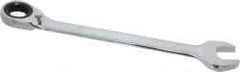 Blackhawk by Proto - 1" 12 Point Combination Wrench - 15° Head Angle, 12-11/16" OAL, Steel, Chrome Finish - USA Tool & Supply