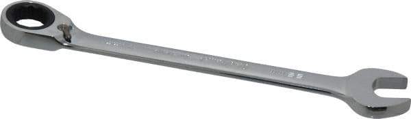 Blackhawk by Proto - 22mm 12 Point Combination Wrench - 15° Head Angle, 11-25/64" OAL, Steel, Chrome Finish - USA Tool & Supply
