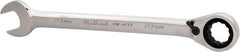 Blackhawk by Proto - 27mm 12 Point Combination Wrench - 15° Head Angle, 14-3/32" OAL, Steel, Chrome Finish - USA Tool & Supply