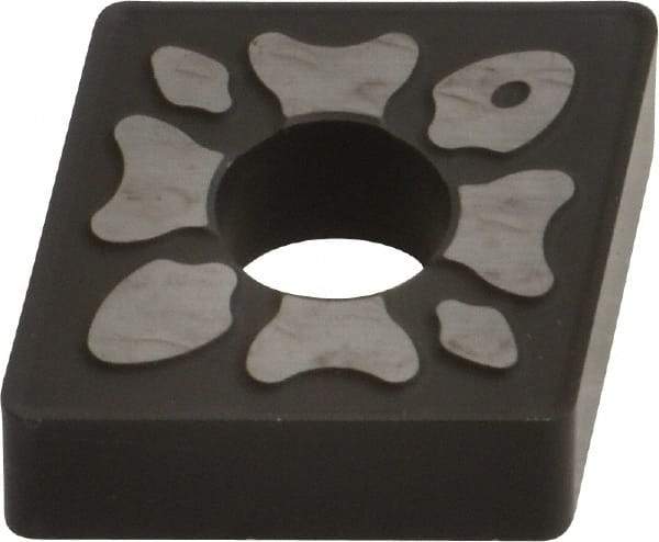 Seco - CNMG643 MF4 Grade TM4000 Carbide Turning Insert - TiCN/Al2O3 Finish, 80° Diamond, 3/4" Inscr Circle, 1/4" Thick, 3/64" Corner Radius - USA Tool & Supply