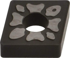 Seco - CNMG643 MF4 Grade TM4000 Carbide Turning Insert - TiCN/Al2O3 Finish, 80° Diamond, 3/4" Inscr Circle, 1/4" Thick, 3/64" Corner Radius - USA Tool & Supply