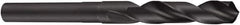 DORMER - 1-1/32" Drill, 118° Point, High Speed Steel Silver Deming & Reduced Shank Drill Bit - Bright Finish, 6" OAL, Straight Shank, 3" Flute Length, Right Hand Cut, Spiral Flute, Regular Spiral - USA Tool & Supply