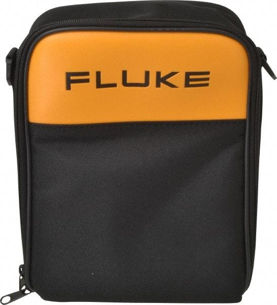 Fluke - Black/Yellow Electrical Test Equipment Case - Use with Fluke 287 True-RMS Electronics Logging Multimeters, Fluke 289 True-RMS Industrial Logging Multimeters, Test Tools - USA Tool & Supply