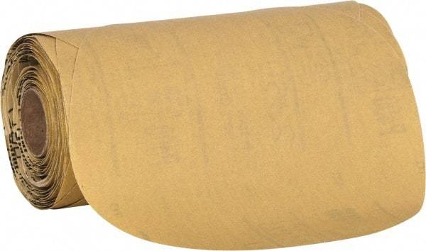 3M - 6" Diam, 400 Grit Aluminum Oxide Adhesive PSA Disc - Extra Fine Grade, Yellow, C Weighted Backing, Flexible, Use with Random Orbital Sanders - USA Tool & Supply