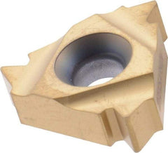 Seco - 27ER External Right Hand 5 API V 0.040 Laydown Threading Insert - Grade CP500, TiAlN/TiN Coated Carbide, 15.88mm Inscribed Circle - USA Tool & Supply