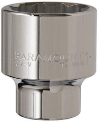 Paramount - 1-11/16", 3/4" Drive, Standard Hand Socket - 12 Points, 2-3/4" OAL - USA Tool & Supply