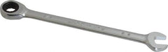 Paramount - 3/8" 12 Point Ratcheting Combination Wrench - 6-7/32" OAL, Chrome Vanadium Steel, Polished Finish - USA Tool & Supply
